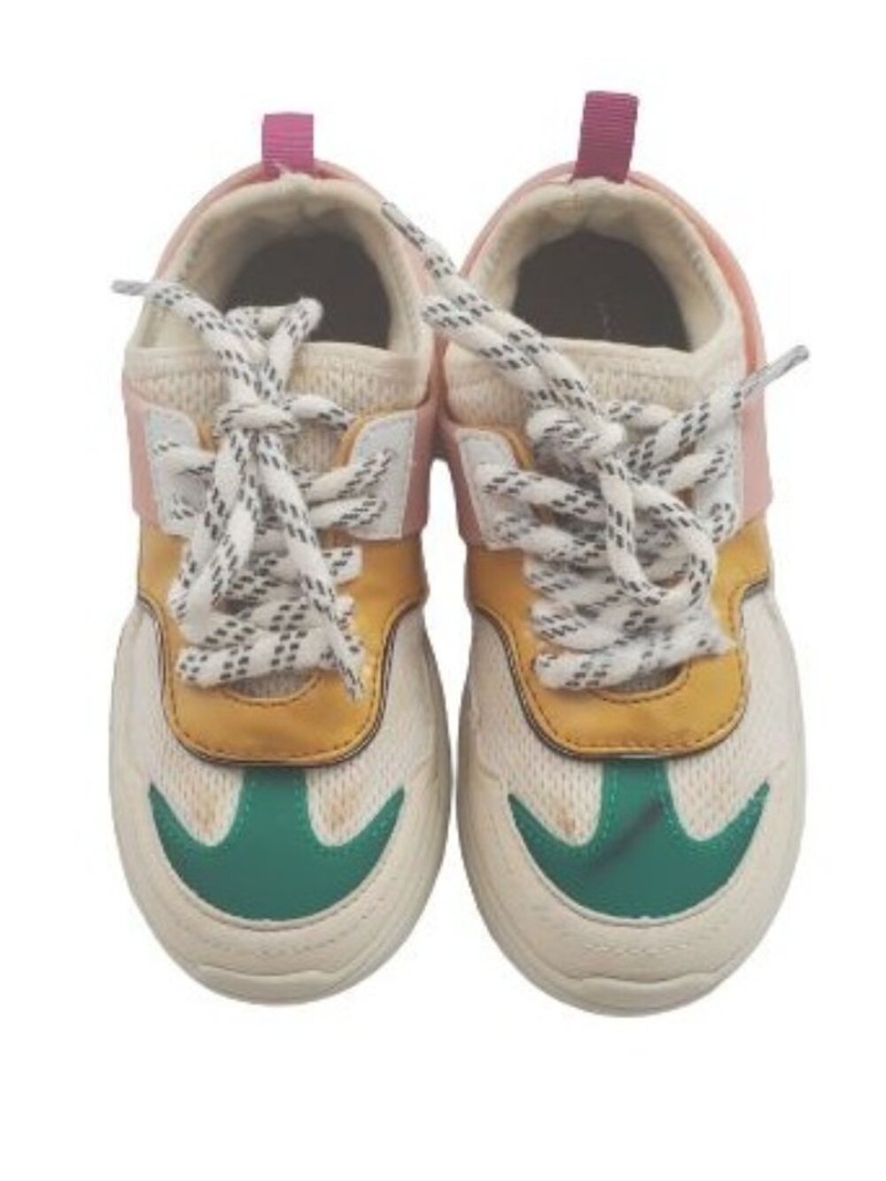 Zara Kids Girls Unisex Multicolored Colorblock Lace Up Sneakers Size EU-31/US-13 - Picture 7 of 14